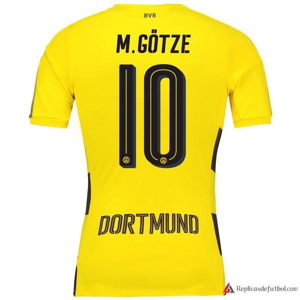 Camiseta Borussia Dortmund Primera equipación M.Gotze 2017-2018